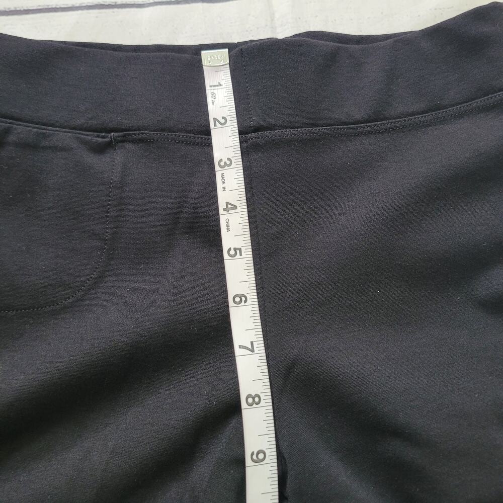 American Giant Size 6 Black Leggings Classic Minimalist Quality Every Day - Picture 3 of 7